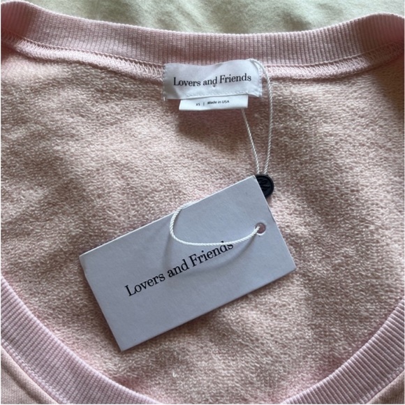 Lovers + Friends Cutout Sweater Dress Soft Pink XS NWT - Picture 7 of 9